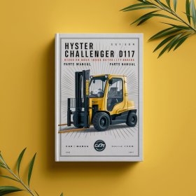 Manual de Partes para Montacargas Hyster Challenger D117 (H1050EH, H800E, H880E, H970E)
