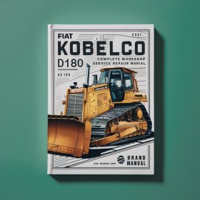 Fiat Kobelco D180 Tier 2 Crawler Dozer Manual completo de servicio y reparación del taller