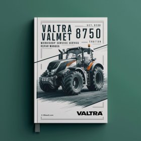Manual de Servicio y Reparación del Tractor Valtra Valmet 8750