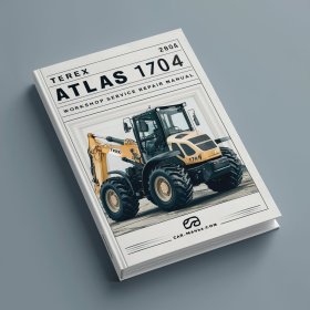 Terex Atlas 1704 Excavator Workshop Manual de servicio y reparación