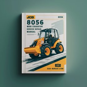 JCB 8056 Mini Crawler Excavator Manual de servicio y reparación