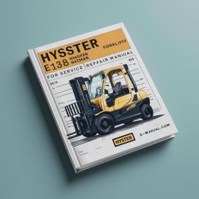 Manual de Servicio y Reparación para Carretillas Elevadoras Hyster E138 (N30XMR, N40XMR, N45XMR, N25XMDR, N30XMDR, N50XMA)