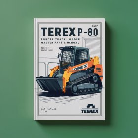 Terex PT-80 Rubber Track Loader Master Parts Manual