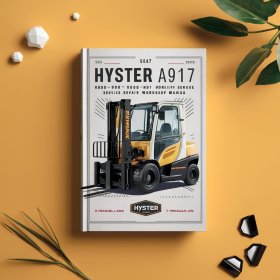 Manual de Servicio y Reparación de la Carretilla Elevadora Hyster A917 (H800-900-1050HD H800-900-970-1050HDS)