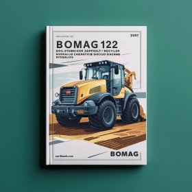 BOMAG MPH 122 Soil Stabilizer Asphalt Recycler Hydraulic Schematics and Circuit Diagrams Manual