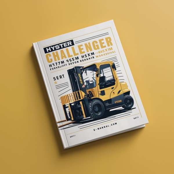 Manual de Servicio y Reparación de Montacargas Hyster Challenger H177 H45xm H50xm H55xm H65xm