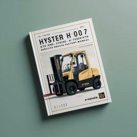 Manual de Servicio y Reparación de Montacargas Hyster H007 (H170HD H190HD H210HD H230HD H250HD H280HD)