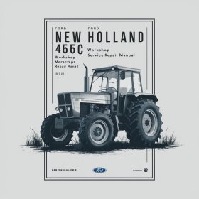Ford New Holland 455C Tractor Workshop Manual de servicio y reparación