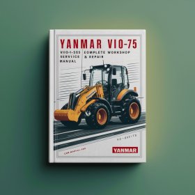 Yanmar Vio75 Vio-75 Excavator Manual completo de servicio y reparación del taller