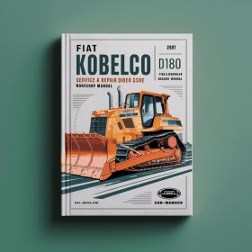Fiat Kobelco D180 Tier 2 Crawler Dozer Service & Repair Workshop Manual