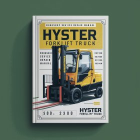 Manual de Servicio y Reparación para Carretillas Elevadoras Hyster Serie F019: H13.00XM (H300HD), H14.00XM (H330HD), H16.00XM (H360HD), H12.00XM-12EC (H360HD-EC)