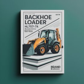Backhoe Loader HL757-7A Workshop Manual de servicio y reparación