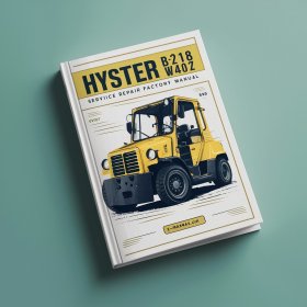 Manual de Servicio y Reparación de la Carretilla Elevadora Hyster B218 W40Z