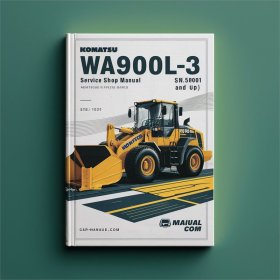 Komatsu WA900L-3 Wheel Loader Service Shop Manual(SN:52001 and up)