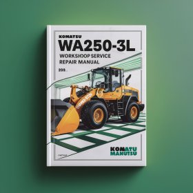 Komatsu Wa250-3l Wheel Loader Workshop Manual de servicio y reparación