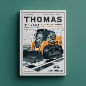 Thomas T175 T1700 Skid Steer Loader Industrial Service Repair Workshop Manual