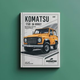 Komatsu 150 A SN 09695-10827 Workshop Manual de servicio y reparación