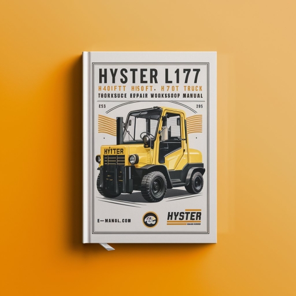 Manual de Servicio y Reparación de la Carretilla Elevadora Hyster L177 H40FT H50FT H60FT H70FT (PDF)