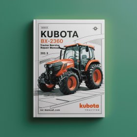 Kubota BX2360 Tractor Manual de servicio y reparación
