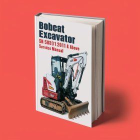 BOBCAT X231 Excavator SN 508912001 & Above Manual de servicio y reparación