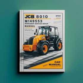 JCB 8010 M1149553 Onwards Workshop Manual de servicio y reparación