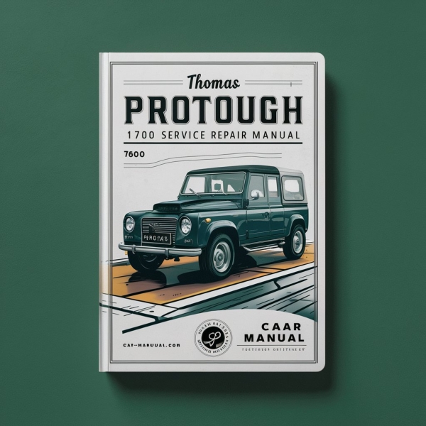 Thomas ProTough 1700 Manual de servicio y reparación