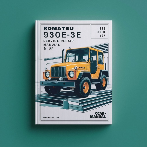 Komatsu 930E-3SE Manual de servicio y reparación A30366 & UP