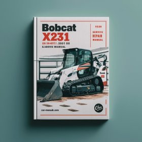 Bobcat X231 Excavator SN 508912001 & Above Manual de servicio y reparación