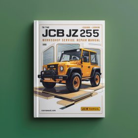 JCB JZ 255 1234500-1235499 Workshop Manual de servicio y reparación