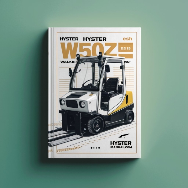 Manual de Partes para Transpaleta Eléctrica Hyster W50Z (D215)