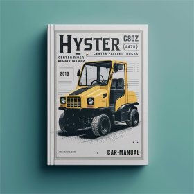 Manual de Servicio y Reparación para Carretillas Elevadoras Hyster C80Z (A479)
