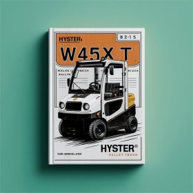 Manual de servicio y reparación para transpaleta eléctrica Hyster W45XT (B215)