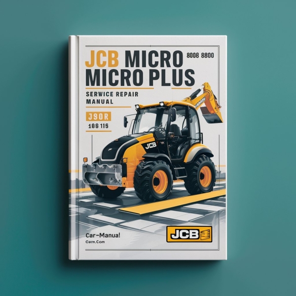 JCB Micro Micro Plus 8008 8010 Excavator Manual de servicio y reparación