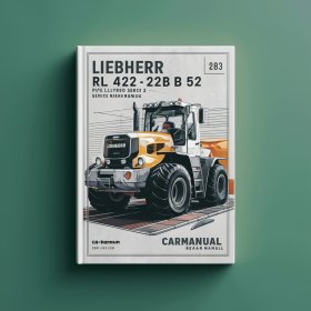 Liebherr RL 422 22B 42B 52 Pipe Layer Series 2 Litronic Manual de servicio y reparación