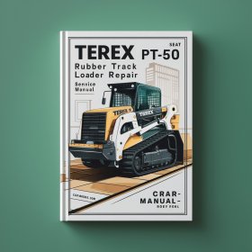 TEREX PT-50 RUBBER TRACK Loader Manual de servicio y reparación