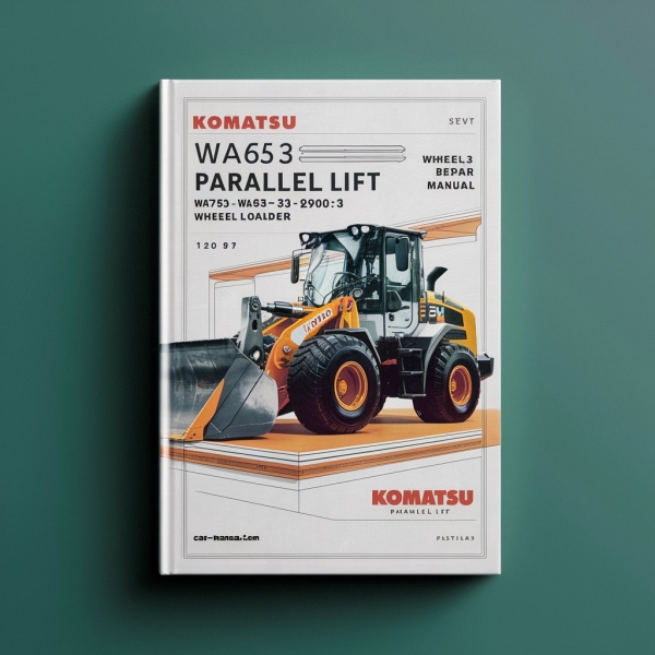 Komatsu WA65-3 WA65-3 Parallel Lift WA75-3 WA85-3 WA90-3 WA95-3 Wheel Loader Manual de servicio y reparación