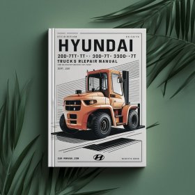 Manual de Servicio y Reparación de Carretillas Elevadoras Hyundai 20DF-7T, 25DF-7T, 30DF-7T, 33DF-7T