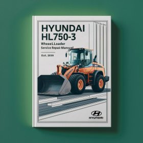 Hyundai HL750-3 Wheel Loader Manual de servicio y reparación