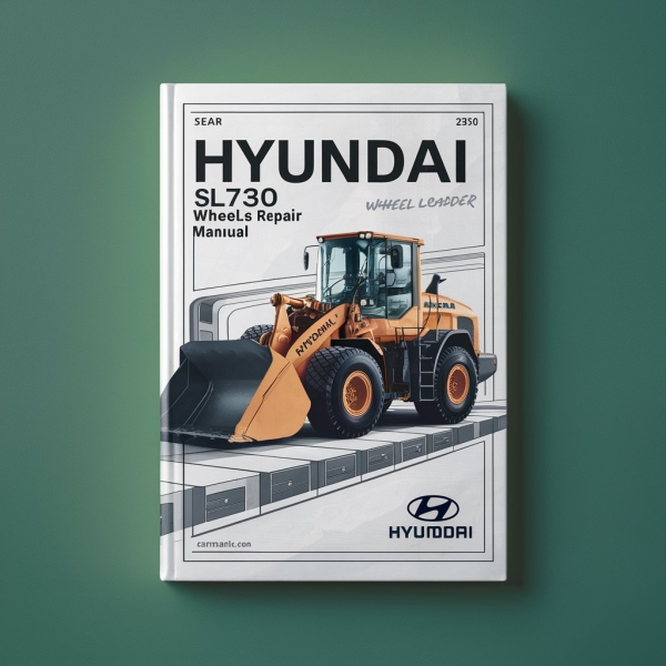 Hyundai SL730 Wheel Loader Manual de servicio y reparación