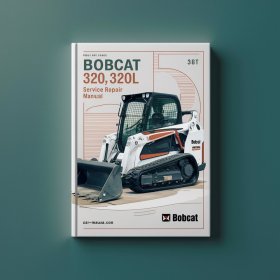 Bobcat 320 320L Mini Excavator Manual de servicio y reparación