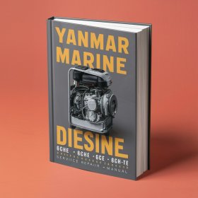 Yanmar Marine Diesel Engine 6CHE 6CH-TE 6CH-HTE Manual de servicio y reparación