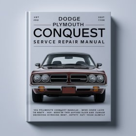 DODGE PLYMOUTH CONQUEST Manual de servicio y reparación 1987-1990