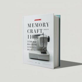 Janome Memory Craft 11000 Sewing Machine Manual de servicio y reparación