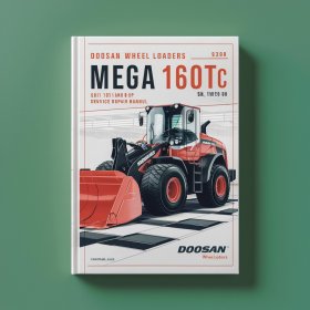 Doosan Wheel Loaders Mega 160TC M160TC SN 1001 and Up Manual de servicio y reparación