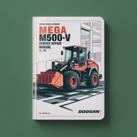 Doosan Wheel Loaders Mega 500-V M500-V SN 1001 and Up Manual de servicio y reparación