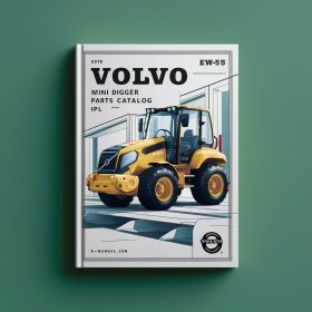 Catálogo de Piezas IPL y Manual de Instrucciones VOLVO EW55B Miniexcavadora