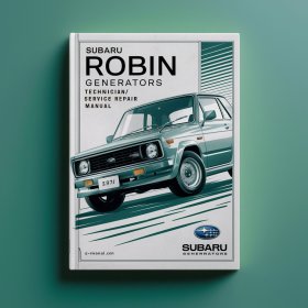 Subaru Robin Generators Technician/Manual de servicio y reparación