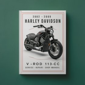 Manual de Servicio y Reparación Harley Davidson VRSCA V-Rod 1131cc (2002-2009)