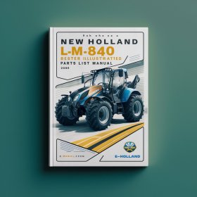 Manual de Piezas Ilustrado para Telemanipulador NEW Holland LM840