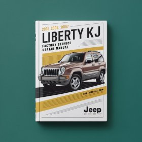 2005 2006 2007 Jeep Liberty KJ Factory Manual de servicio y reparación